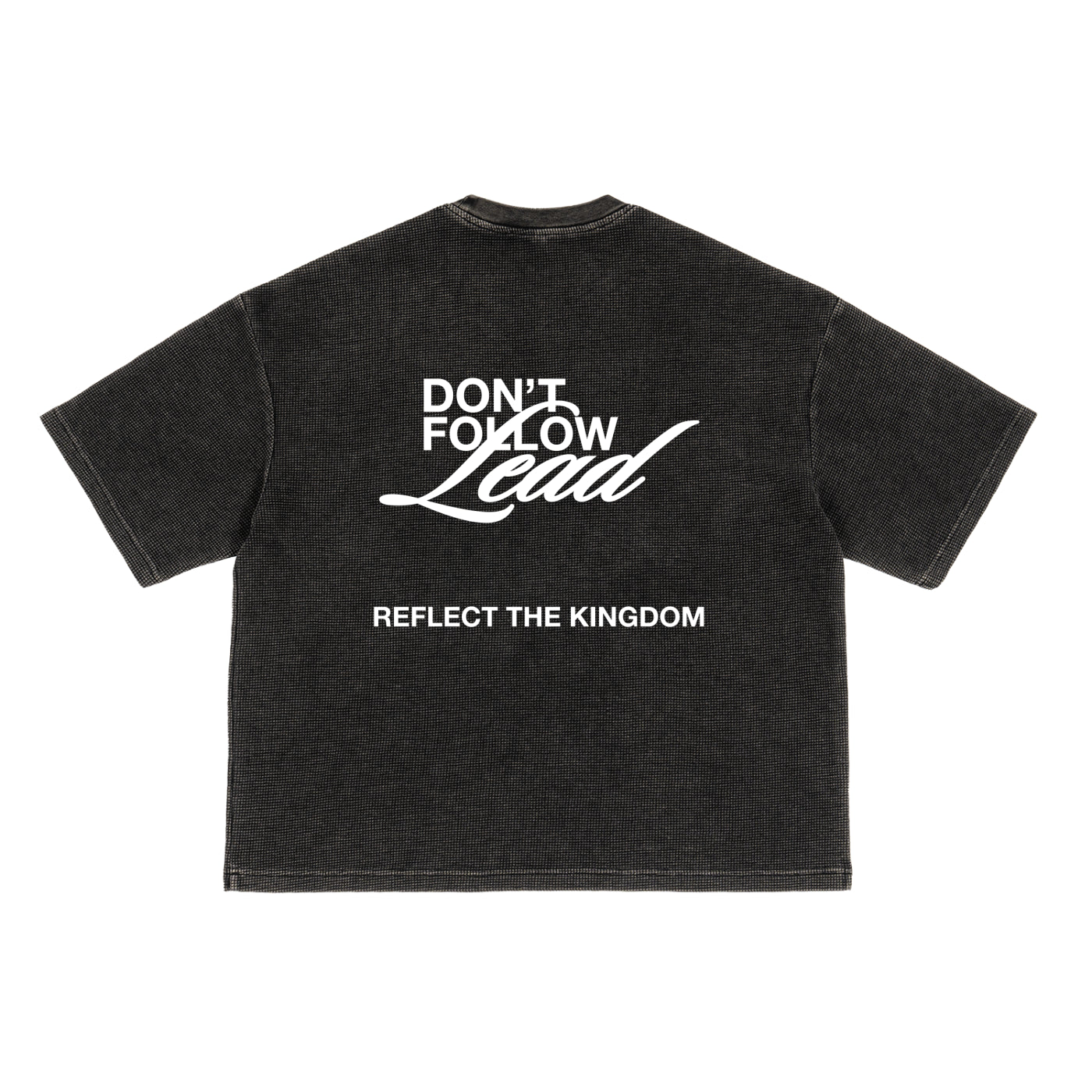 SS02 Waffle Texture Boxy Tee