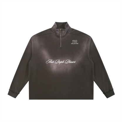 Quarter Zip Sweatshirt | Anti People Pleaser