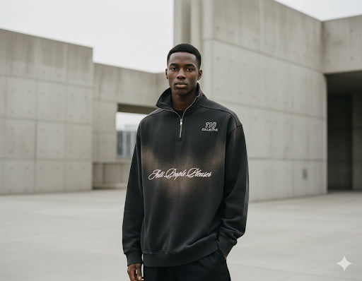 Quarter Zip Sweatshirt | Anti People Pleaser