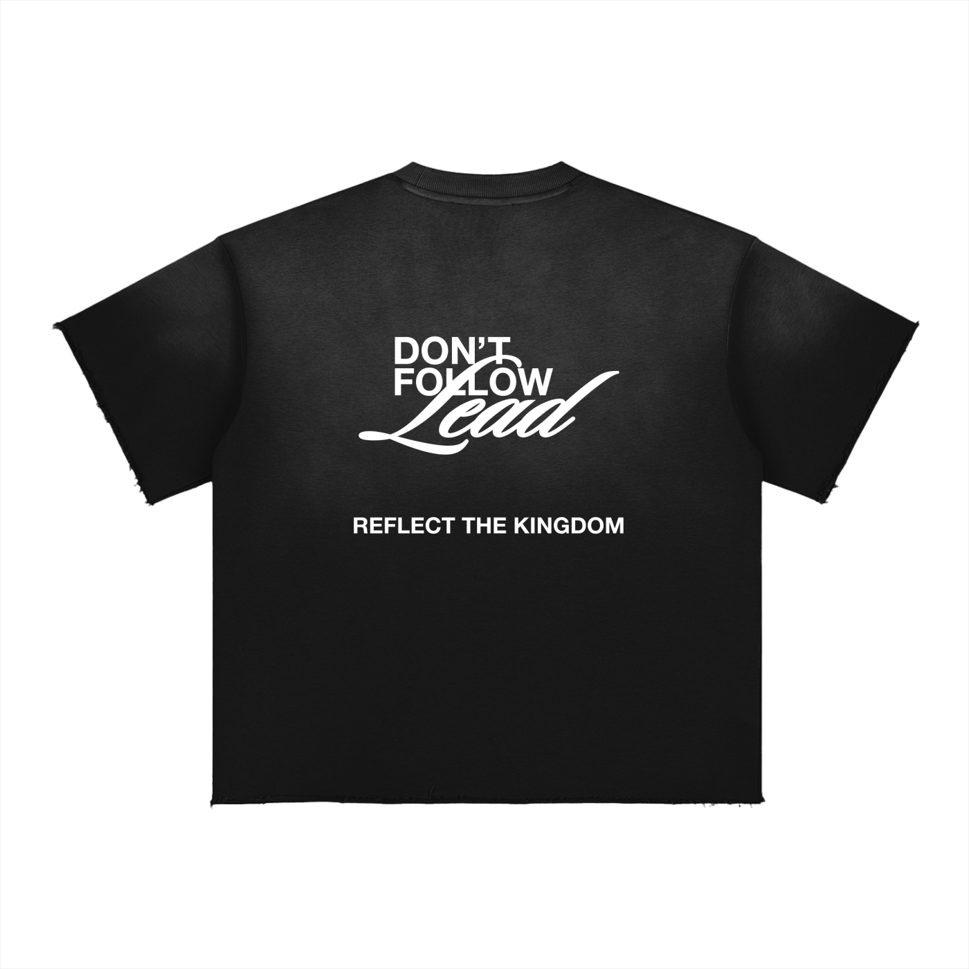 Creative By Nature | Faded Raw Hem Tee