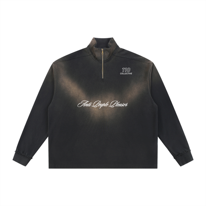 Quarter Zip Sweatshirt | Anti People Pleaser